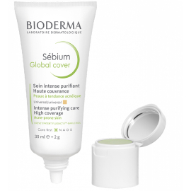 Bioderma Sebium Global Cover - Yağlı Ciltler için Bakım Kremi 30ml - 3