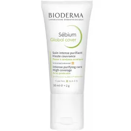 Bioderma Sebium Global Cover - Yağlı Ciltler için Bakım Kremi 30ml - 1