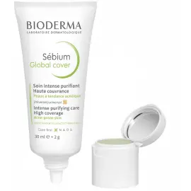 Bioderma Sebium Global Cover - Yağlı Ciltler için Bakım Kremi 30ml - 3