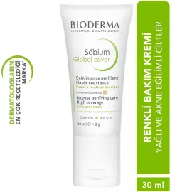 Bioderma Sebium Global Cover - Yağlı Ciltler için Bakım Kremi 30ml - 4