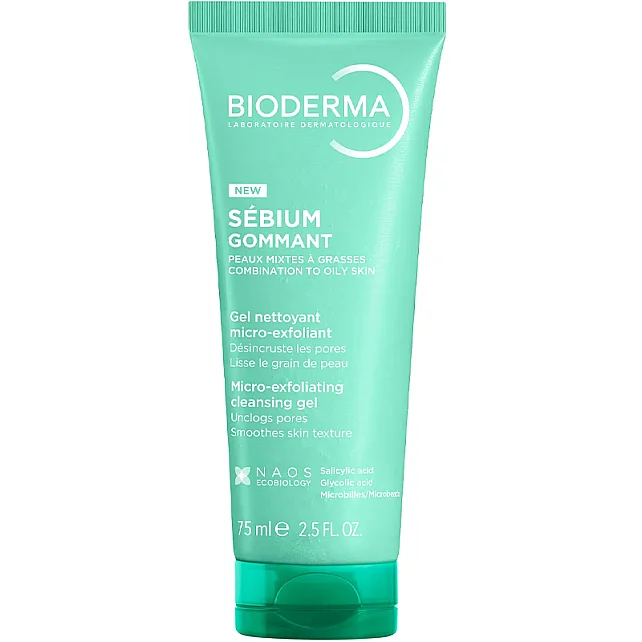 Bioderma Sebium Gommant Micro Exfollating Cleansing Gel - Peeling Etkili Temizleme Jeli 75ml - 1