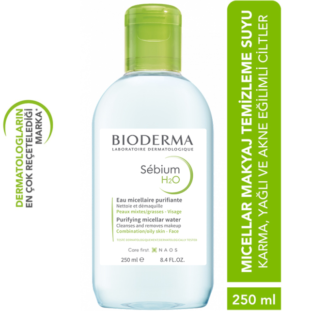 Bioderma Sebium H2O Micelle Solution - Misel Solüsyon 250ml - 3