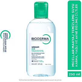 Bioderma Sebium H2O Micelle Solution - Misel Solüsyon 250ml - 9
