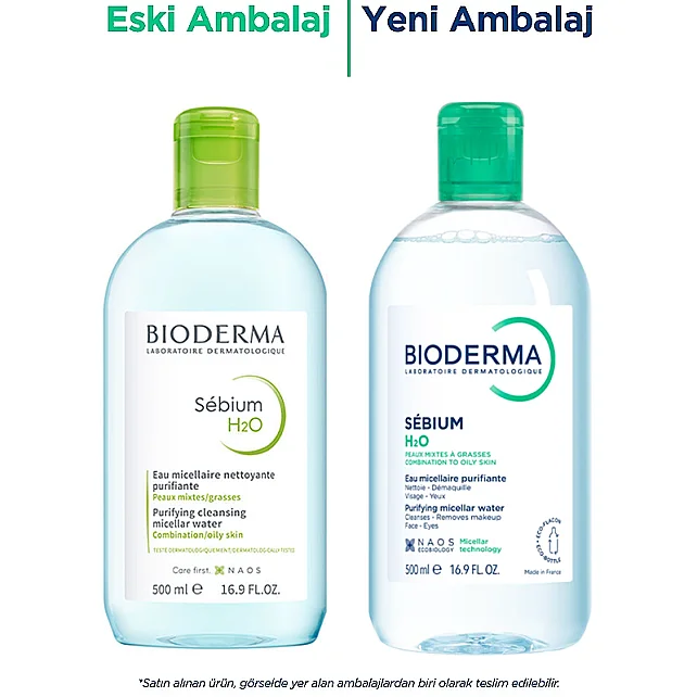 Bioderma Sebium H2O Micelle Solution - Misel Solüsyon 500ml - 2