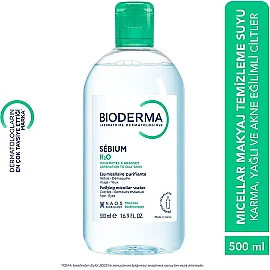 Bioderma Sebium H2O Micelle Solution - Misel Solüsyon 500ml - 5