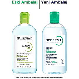 Bioderma Sebium H2O Micelle Solution - Misel Solüsyon 500ml İkili Paket - 2