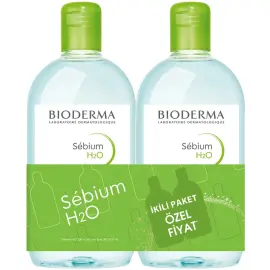 Bioderma Sebium H2O Micelle Solution - Misel Solüsyon 500ml İkili Paket - 1