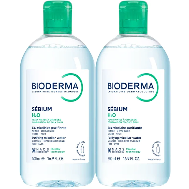 Bioderma Sebium H2O Micelle Solution - Misel Solüsyon 500ml İkili Paket - 1