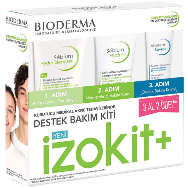 Bioderma Sebium İzokit+ - Yağlı Cilt Bakım Seti - 1