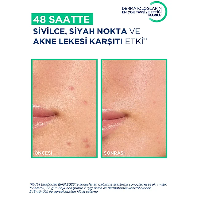Bioderma Sebium Kerato+ Anti Blemish Gel Cream - Yağlı Cilt Jel Krem 30ml - 4