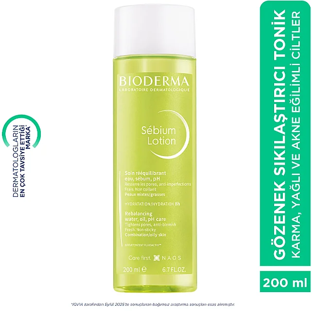 Bioderma Sebium Lotion - Yağlı Ciltler için Losyon 200ml - 4