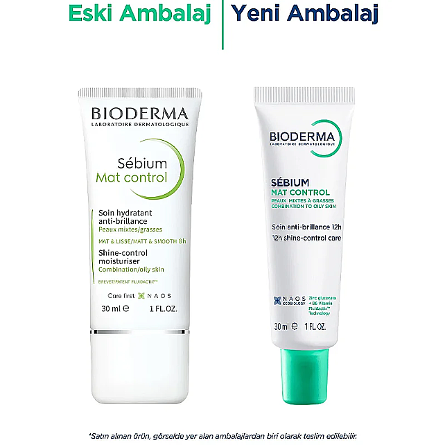 Bioderma Sebium Mat Control - Matlaştırıcı Bakım Kremi 30ml - 2