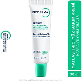 Bioderma Sebium Mat Control - Matlaştırıcı Bakım Kremi 30ml - 4