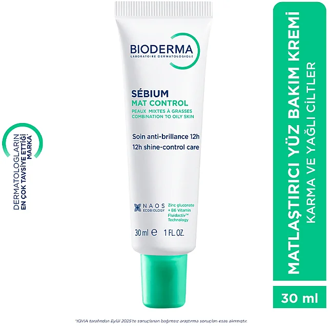 Bioderma Sebium Mat Control - Matlaştırıcı Bakım Kremi 30ml - 4
