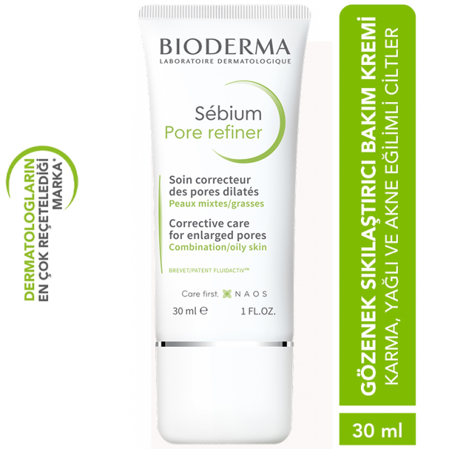 Bioderma Sebium Pore Refiner Cream - Gözenek Karşıtı Bakım Kremi 30ml - 3