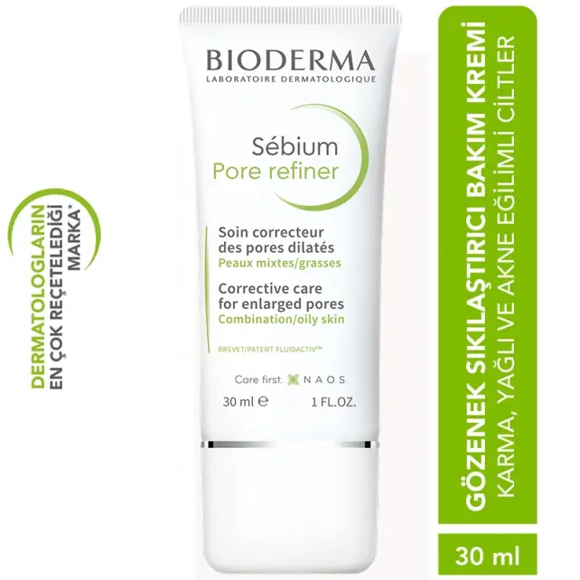 Bioderma Sebium Pore Refiner Cream - Gözenek Karşıtı Bakım Kremi 30ml - 3