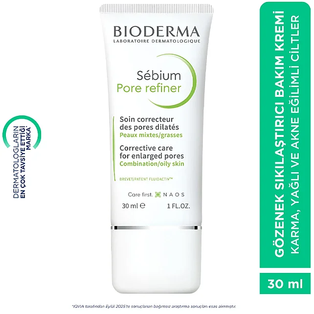 Bioderma Sebium Pore Refiner Cream - Gözenek Karşıtı Bakım Kremi 30ml - 3