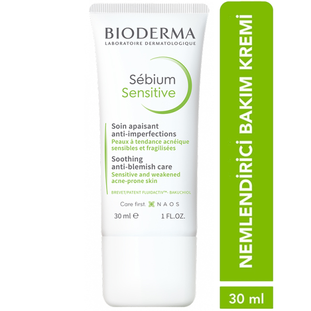 Bioderma Sebium Sensitive Krem - Yağlı Ciltler için Nemlendirici 30ml - 4
