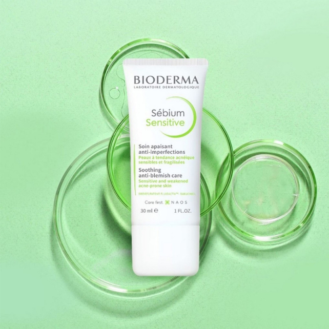 Bioderma Sebium Sensitive Krem - Yağlı Ciltler için Nemlendirici 30ml - 3