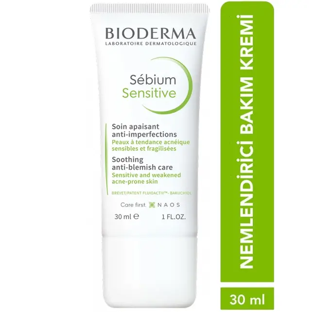 Bioderma Sebium Sensitive Krem - Yağlı Ciltler için Nemlendirici 30ml - 4