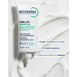 Bioderma Sebium Sensitive Krem - Yağlı Ciltler için Nemlendirici 30ml - 4
