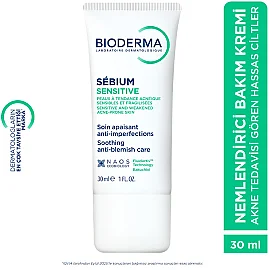 Bioderma Sebium Sensitive Krem - Yağlı Ciltler için Nemlendirici 30ml - 8