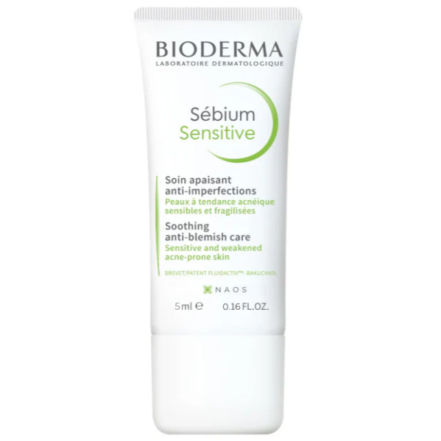 Bioderma Sebium Sensitive Krem - Yağlı Ciltler için Nemlendirici 5ml - 1