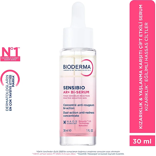 Bioderma Sensibio AR+ Bi Serum - Kızarıklık Karşıtı 30ml - 6