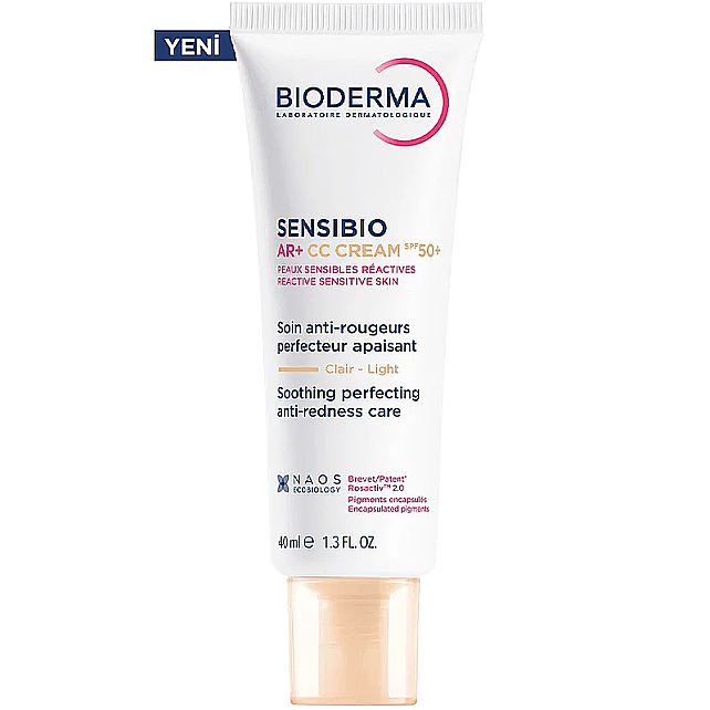Bioderma Sensibio AR+ CC Cream - Renkli Nemlendirici SPF 50+ Light 40ml - 1