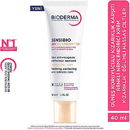 Bioderma Sensibio AR+ CC Cream - Renkli Nemlendirici SPF 50+ Light 40ml - 8