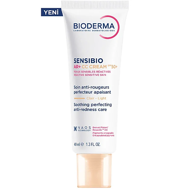 Bioderma Sensibio AR+ CC Cream - Renkli Nemlendirici SPF50+ Light 40ml - 1
