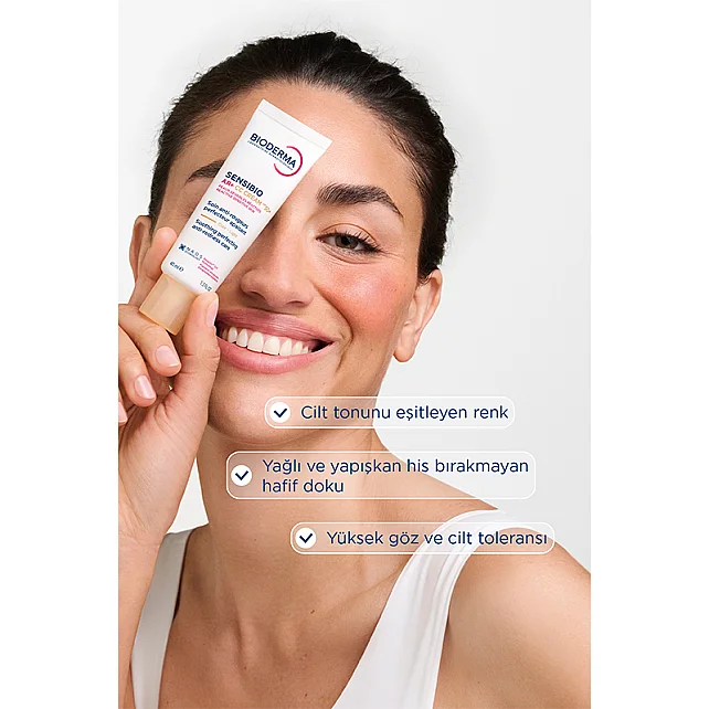 Bioderma Sensibio AR+ CC Cream - Renkli Nemlendirici SPF50+ Light 40ml - 5