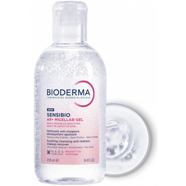 Bioderma Sensibio Ar+ Micellar Gel - Durulama Gerektirmeyen Makyaj Temizleyici Misel Jel 250ml - 2