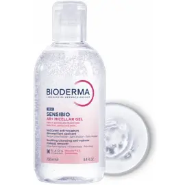 Bioderma Sensibio Ar+ Micellar Gel - Durulama Gerektirmeyen Makyaj Temizleyici Misel Jel 250ml - 2