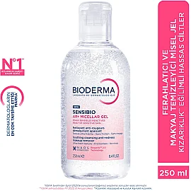 Bioderma Sensibio Ar+ Micellar Gel - Temizleyici Misel Jel 250ml - 7