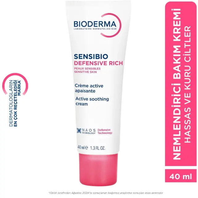 Bioderma Sensibio Defensive Rich - Cilt Bakım Kremi 40ml - 8