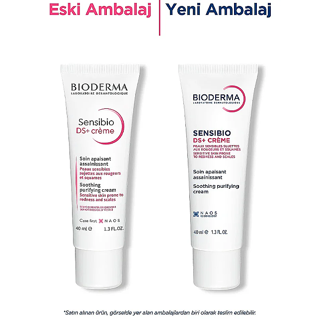 Bioderma Sensibio DS+ Cream - Kızarıklık Karşıtı Bakım Kremi 40ml - 2