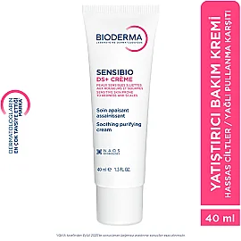 Bioderma Sensibio DS+ Cream - Kızarıklık Karşıtı Bakım Kremi 40ml - 10