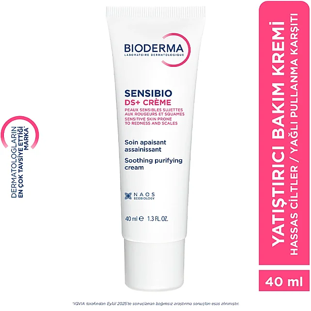 Bioderma Sensibio DS+ Cream - Kızarıklık Karşıtı Bakım Kremi 40ml - 10