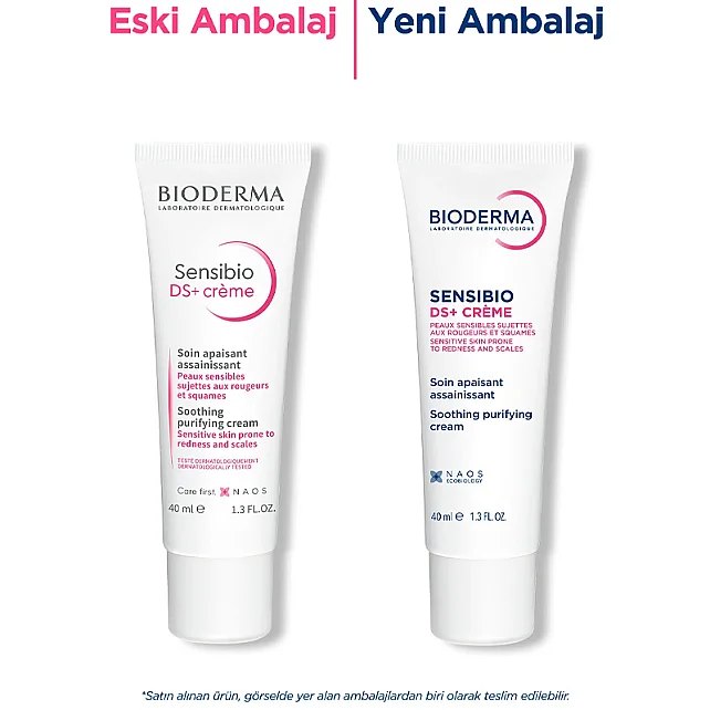Bioderma Sensibio DS+ Cream - Kızarıklık Karşıtı Bakım Kremi 40ml - 2
