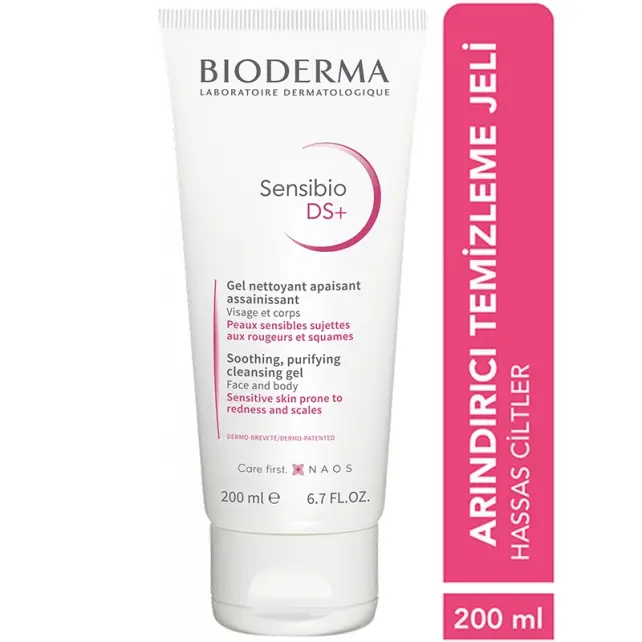Bioderma Sensibio DS+ Foaming Gel - Kızarıklık Karşıtı Temizleme Jeli 200ml - 3