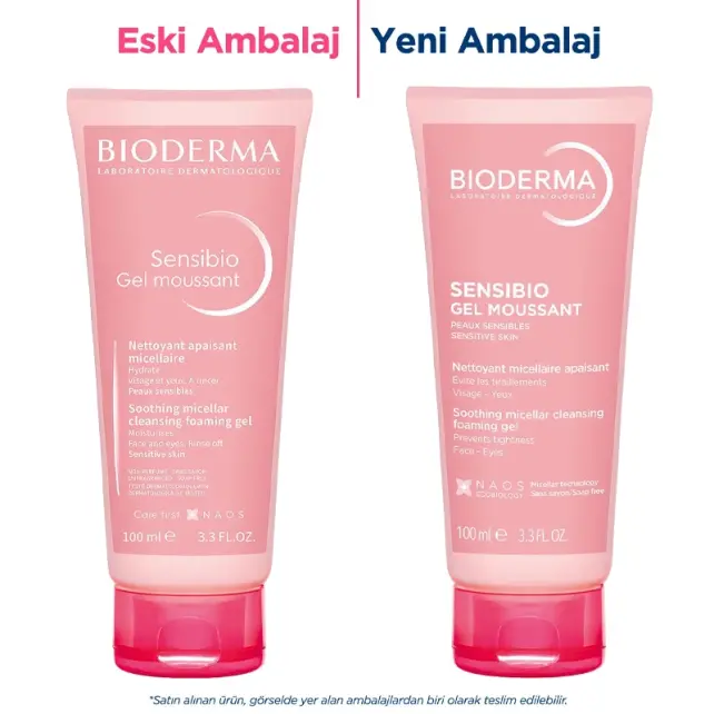 Bioderma Sensibio Foaming Gel - Hassas Ciltler için Temizleyici Jel 100ml - 4