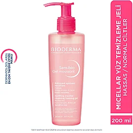 Bioderma Sensibio Foaming Gel - Hassas Ciltler için Temizleyici Jel 200ml - 4