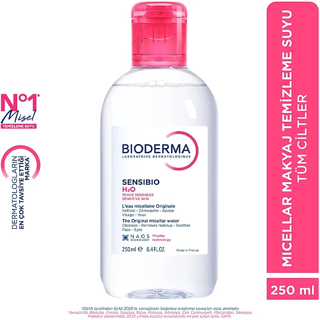 Bioderma Sensibio H2O Micelle Solution - Misel Solüsyon 250ml - 7
