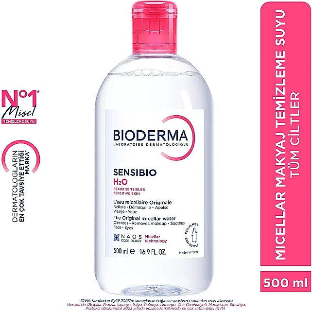 Bioderma Sensibio H2O Micelle Solution - Misel Solüsyon 500ml - 8