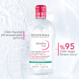 Bioderma Sensibio H2O Micelle Solution - Misel Solüsyon 500ml - 3