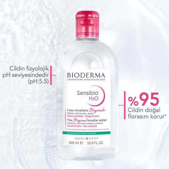 Bioderma Sensibio H2O Micelle Solution - Misel Solüsyon 500ml - 3