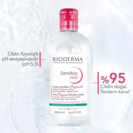 Bioderma Sensibio H2O Micelle Solution - Misel Solüsyon 500ml - 3