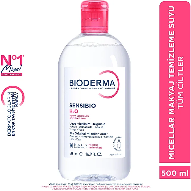 Bioderma Sensibio H2O Micelle Solution - Misel Solüsyon 500ml - 8