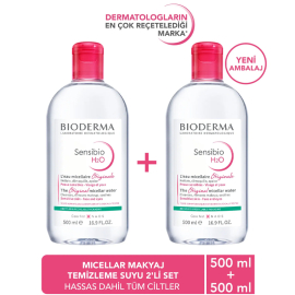 Bioderma Sensibio H2O Micelle Solution - Misel Solüsyon 500ml İkili Paket - 4